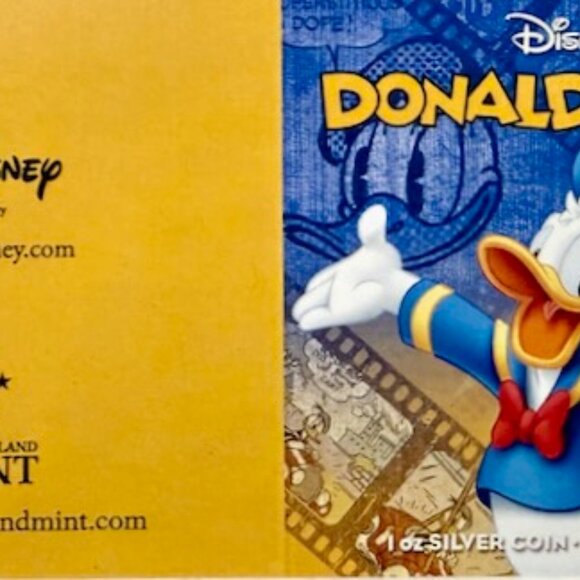 2014 NIUE S$2 Disney Donald Duck Colorized NGC PF 70 UCAM original package - Picture 4 of 6